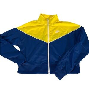 Nike Bright Yellow and Deep Blue Jacket